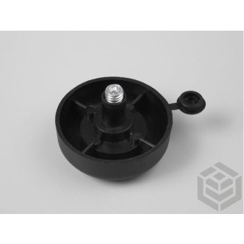 Szintezöláb 17mm müanyag fekete