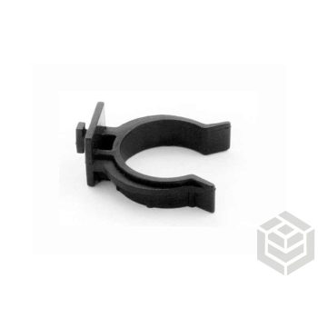 Lábazatelembe klipsz fekete  F