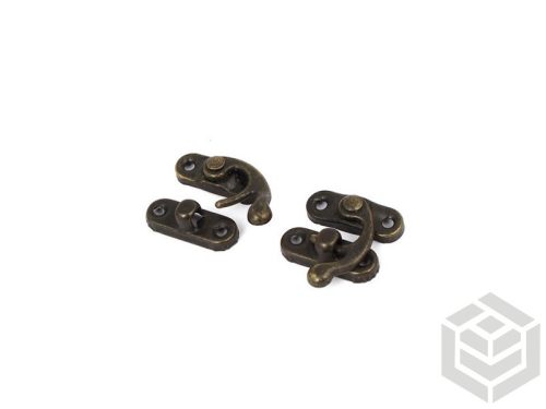 Doboz horog antik réz 30mm