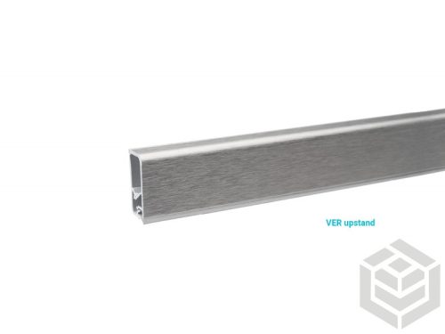 Vízzáró téglalap  matt alu  (25x10mm)   4m