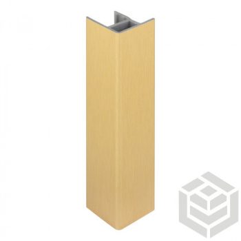 Lábazatprofil fordító 90' H100 szálcsiszolt arany