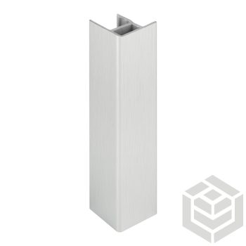 Lábazatprofil fordító 90' H120 matt alu