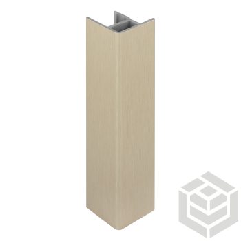 Lábazatprofil fordító 90' H120 inox