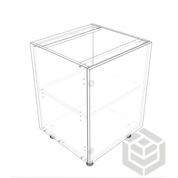 Alsó egy ajtós, Balos, 1 polcal