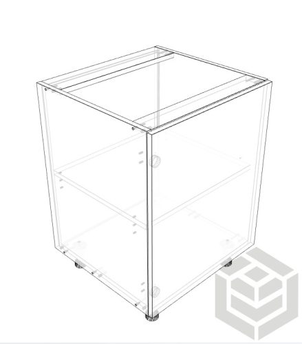 Alsó egy ajtós, Jobbos, 1 polcal