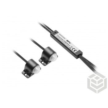   Mozgásérzékelő érintés nélküli kapcsoló 2 érzékelő/2 m kábel fekete