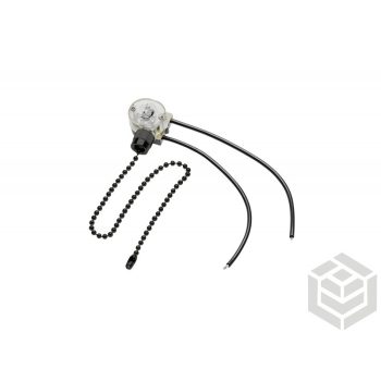 Fém láncos húzókapcsoló, WL-LAN1, fekete színű