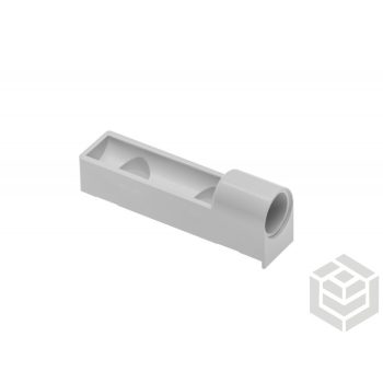 AJTóÜTKÖZŐ adapter egyenes szürke