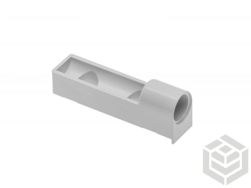 AJTóÜTKÖZŐ adapter egyenes szürke