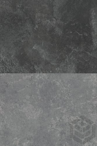 Konyhai Hátlap Fekete Beton K205 RS / Szürke Galaxy K207 RS