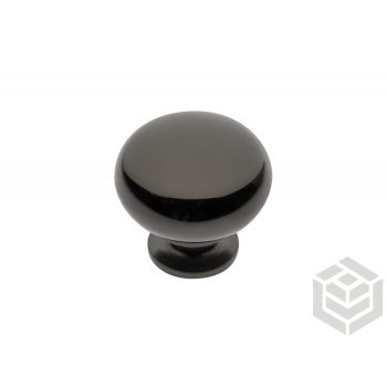 Gombfogantyú fekete-króm BERGA-1-12