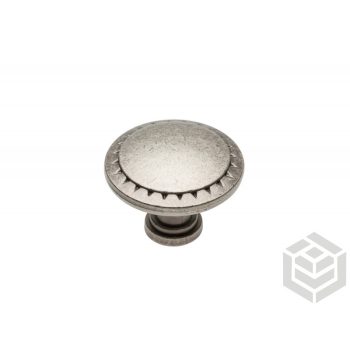 Bútorgomb antik ezüst