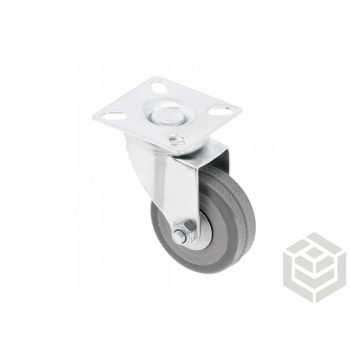 Görgő 50mm szürke, fék nélküli