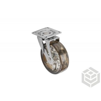 Görgő 75mm barna sima (40kg)