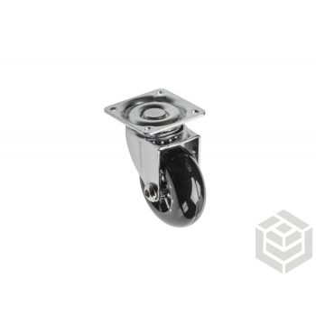 Görgő 50mm gömb fekete sima (40kg)