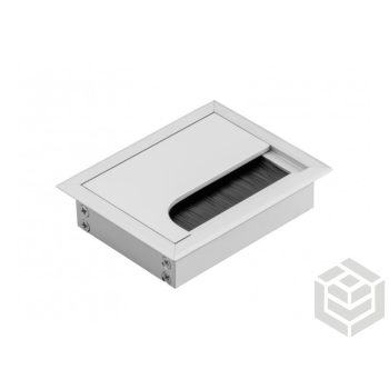 Kábelkiv. 80x100 fém elox-alu