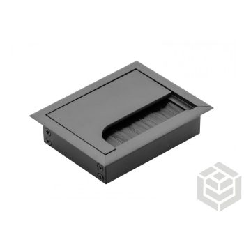 Kábelkiv. 80x100 fém fekete