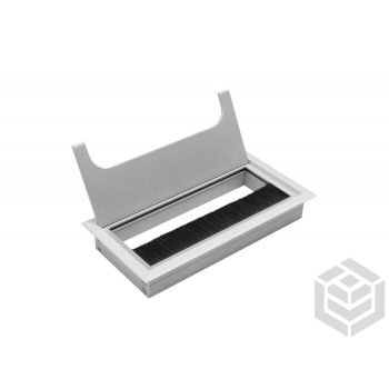 Kábelkiv. 80x160 fém elox-alu