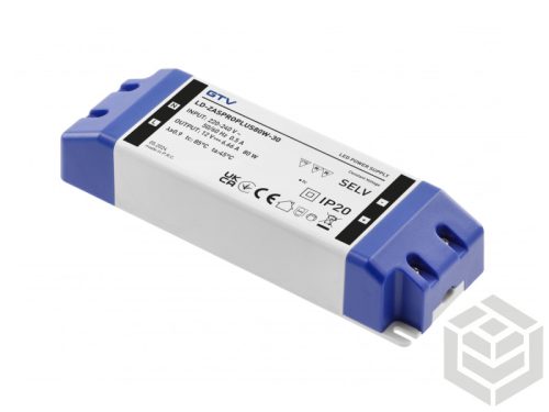 LED trafó 150 W 220-240VAC, IP20, 170x57x32 mm