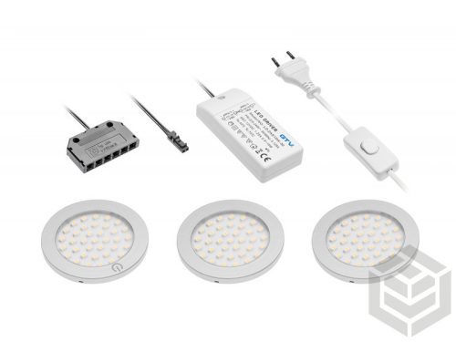 Led lámpa Castello 3-as 15W/12V meleg fehér