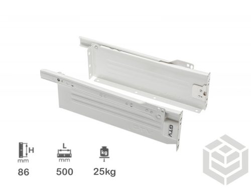 Metala Box 86/500 PREST fehér