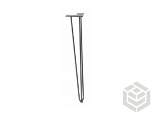Asztalláb fém ARTO 3 szálas 711 mm fekete átm.10mm