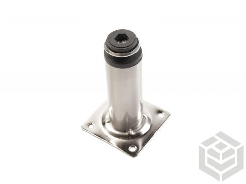 Bútorláb fém 100 henger inox