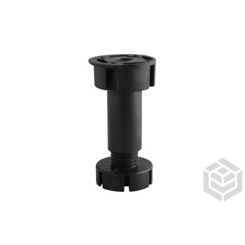 Bútorláb DPA 100mm fekete müanyag 3 részes