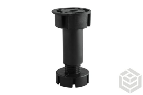 Bútorláb DPA 100mm fekete müanyag 3 részes