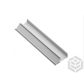   GTV GLAX profil polc élre (18) 1*45"  3m alu  (17mm tak.nélk.) - befüzhető élzáró