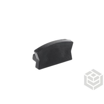 GTV GLAX Végzáró csavarozható MINI fekete 14*7 