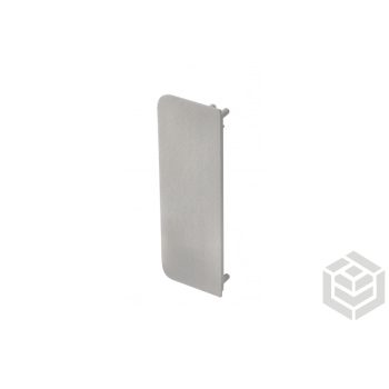 GTV VELLO rejtett C profil végzáró teli inox