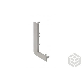 GTV VELLO rejtett L profil végzáró inox bal