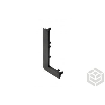 GTV VELLO rejtett L profil végzáró fekete bal