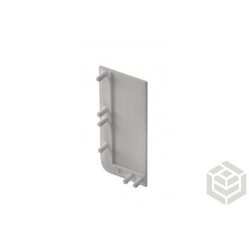 GTV VELLO rejtett L profil végzáró teli jobb inox