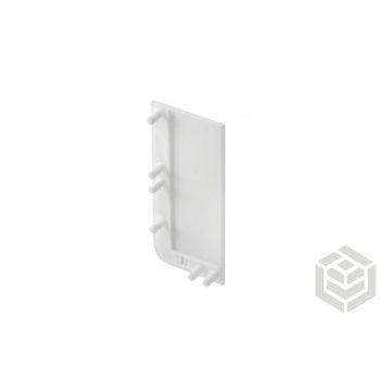 GTV VELLO rejtett L profil végzáró teli jobb fehér