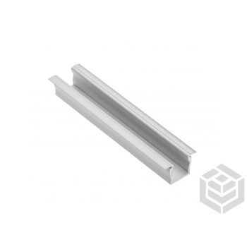   GTV GLAX profil bemarós "mini-mély"  2m  alu   21,8-15,2x12,5 (13mm tak.nélk.)
