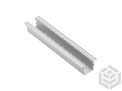 GTV GLAX profil bemarós "mini-mély"  2m  alu   21,8-15,2x12,5 (13mm tak.nélk.)