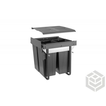 szemetes 600-as korpusz előlaprögzítő 34l + 2x17 l