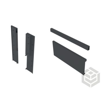   AXIS PRO GLASS belső alacsony fiókhoz, panel + csatlakozók, üvegfronthoz, antracit