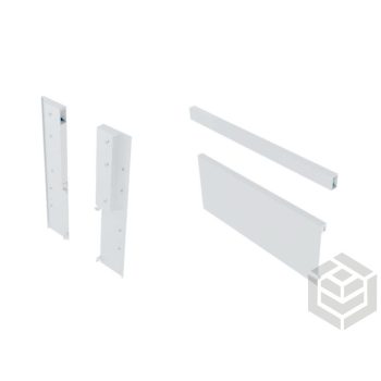   AXIS PRO GLASS belső fiókhoz panel + csatlakozók H=167 üvegfronthoz, fehér