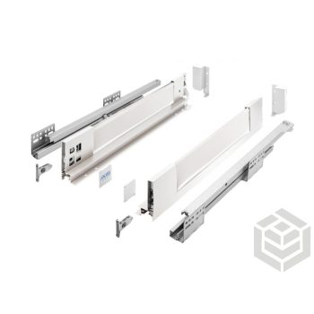   AXIS PRO GLASS fiók H= 84, L=300, csillapított, üveg oldal, fehér