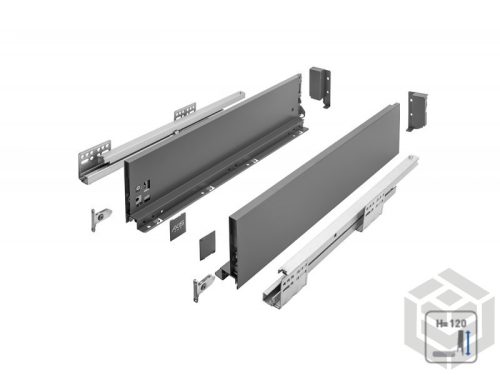 AXISPRO-500 B antracit 120mm Bm:147mm