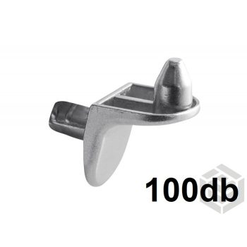 Polctartó 2 csapos 11x20 króm 100db/csomag