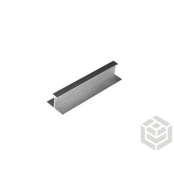 H-PROFIL H08 SLIM ezüst 3 m