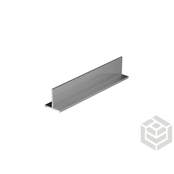 T-profil dekor ezüst   3 m