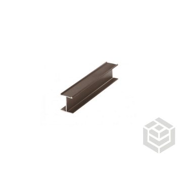 H-PROFIL 18 konyak szálcsiszolt 3 m