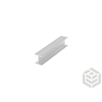 H-PROFIL 18 fehér fényes 3 m