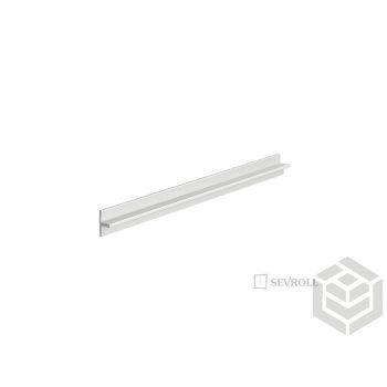 T-profil mini ezüst (4mm)   3 m