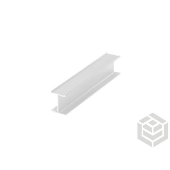 H-PROFIL  18 matt fehér 3 m